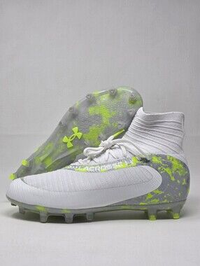 Under Armour Highlight LAX MC White Lacrosse Cleat 3028659-100 Mens Size 9.5 New